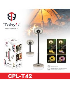 Toby's CPL-T42 Telescopic Camping Lamp with String Lights