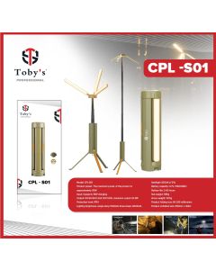 Toby's CPL-S01 Telescopic Tripod Camping Light - Up to 3000LM