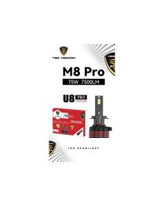 TBS Design M8 Pro (U8 Pro Upgrade) LED Headlight Bulb Kit - 75W, 7500LM