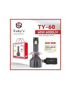 Toby's TY-60 LED Headlight Bulb Kit - 60W, 6000LM