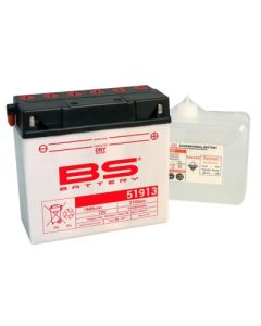 Battery BS 51913-BS (open w/acid pack)