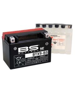 Battery BS BTX9-BS (open w/acid pack)