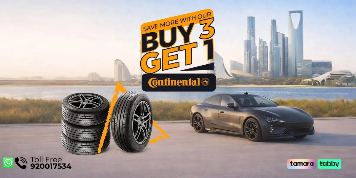 Buy 3 Get 1 Free Continental Tyres