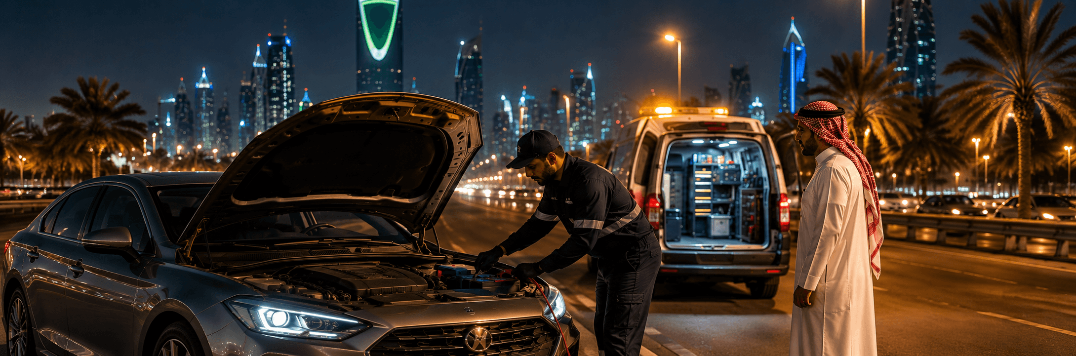 لماذا يعد استبدال البطارية على مدار الساعة أمرًا ضروريًا للسائقين في المملكة العربية السعودية