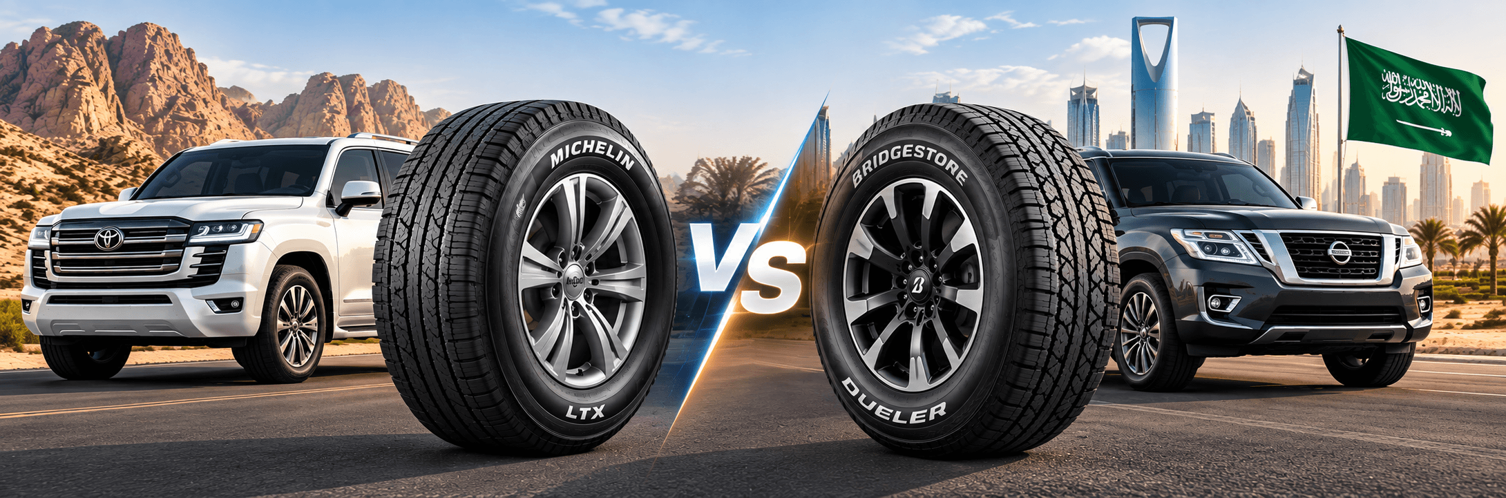 Michelin LTX vs Bridgestone Dueler- Which Is Better for Saudi SUVs?